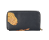 Mulberry Squirrel Clutch, back view